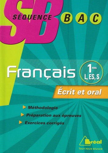 Beispielbild fr Franais 1res L, ES, S : crit et oral zum Verkauf von Ammareal