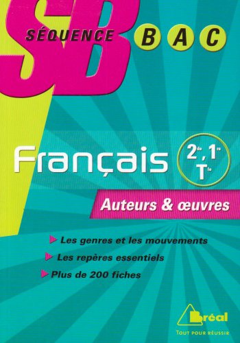 Beispielbild fr Franais 2de, 1e, Tle L : Les genres et les mouvements littraires ; Les auteurs et les oeuvres zum Verkauf von Ammareal