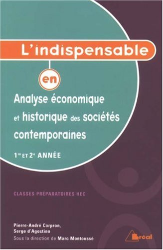 9782749508726: Analyse conomique et historique des socits contemporaines