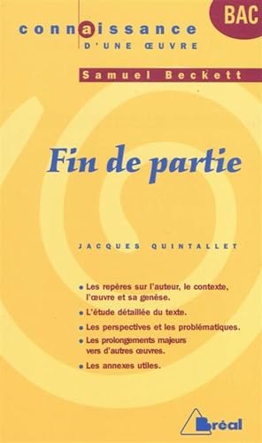 Stock image for Fin de partie for sale by medimops