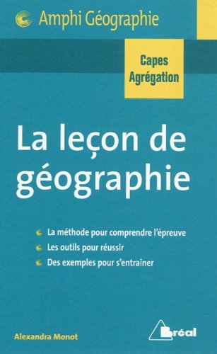 Beispielbild fr La leon de gographie Caps Agrgation zum Verkauf von medimops