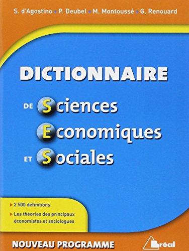 Stock image for Dictionnaire de Sciences Economiques et Sociales for sale by medimops