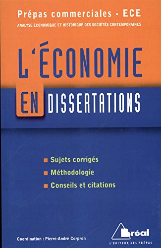 9782749531465: L'conomie en dissertations