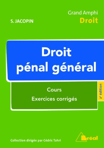 Stock image for Droit pnal gnral: cours exercices corrigs for sale by Librairie Th  la page