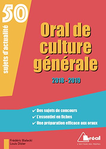 Stock image for Oral de culture gnrale : 50 sujets d'actualit for sale by medimops