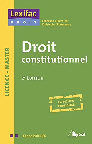 Beispielbild fr Droit constitutionnel ROUDIER, KARINE zum Verkauf von BIBLIO-NET
