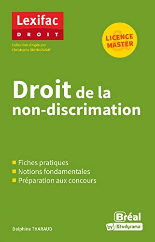 Beispielbild fr DROIT DE LA NON-DISCRIMINATION zum Verkauf von Ammareal