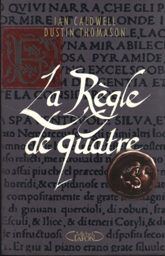 Imagen de archivo de La rgle de quatre a la venta por A TOUT LIVRE