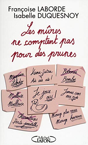 Stock image for Les mres ne comptent pas pour des prunes for sale by Ammareal