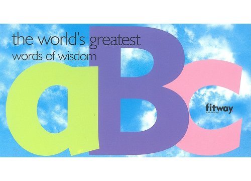 Beispielbild fr The World's Greatest Words of Wisdom (Bookshapes S.) zum Verkauf von HPB-Ruby