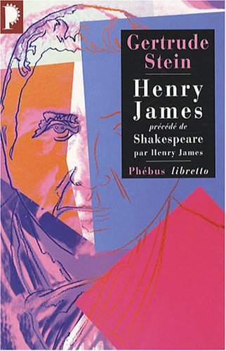 Beispielbild fr Henry James : Prcd de William Shakespeare zum Verkauf von medimops