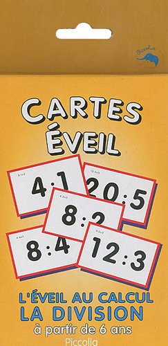 CARTES EVEIL/L'EVEIL AU CALCUL DE LA DIVISION (9782753013759) by PICCOLIA