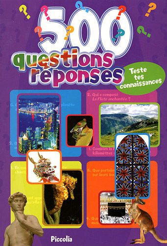 500 questions rÃ©ponses: Tome 2 (violet) (9782753019119) by Unknown Author