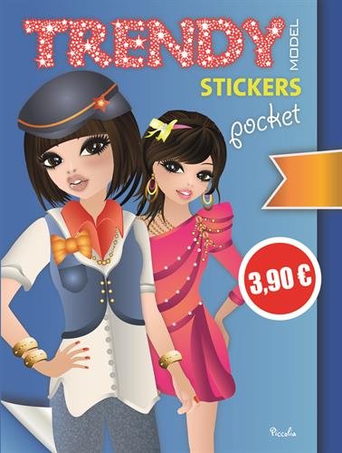 Beispielbild fr Trendy model stickers pocket: Bleu zum Verkauf von Ammareal