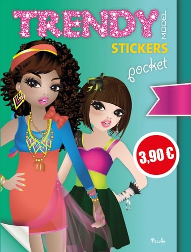 Beispielbild fr Trendy model stickers pocket: Bleu turquoise zum Verkauf von Ammareal