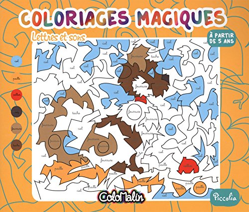 9782753031760: Lettres et sons: Coloriages magiques