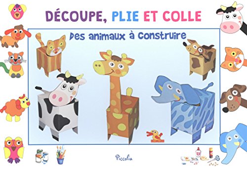 9782753035225: Des animaux  construire: 5 animaux en 3D et des puzzles animaux  raliser