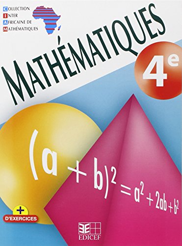 MATHEMATIQUES 4E CIAM NED ELEVE (9782753101678) by Collectif