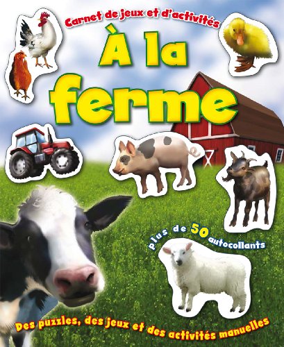 9782753202399: A la ferme: Carnet de jeux et d'activits