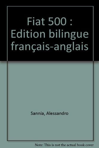 Beispielbild fr Fiat 500 : Edition bilingue franais-anglais zum Verkauf von medimops