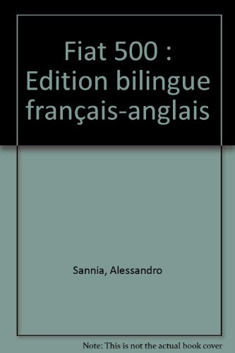 Stock image for Fiat 500 : Edition bilingue franais-anglais for sale by medimops