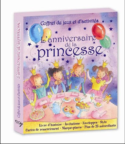 9782753203617: COFFRET DE JEUX ET D'ACTIVITES UN ANNIVERSAIRE DE PRINCESSE