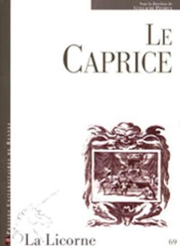 Beispielbild fr CAPRICE zum Verkauf von Librairie La Canopee. Inc.