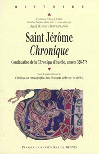 Beispielbild fr Saint Jerome Chroniques zum Verkauf von Librairie La Canopee. Inc.