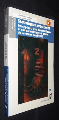 Beispielbild fr Statistiques avec Excel : Descriptives, tests paramtriques et non paramtriques  partir de la version Excel 2000 (1Cdrom) zum Verkauf von Ammareal