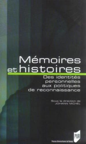 Beispielbild fr Memoires et histoires (ESSAIS) zum Verkauf von Benjamin Books