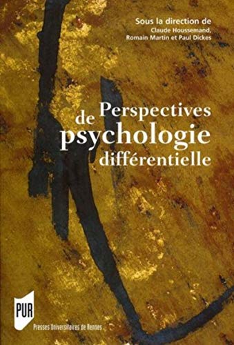 Stock image for PERSPECTIVES DE Psychologie diffrentielle for sale by Gallix