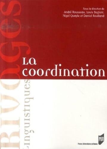 Stock image for La coordination for sale by Revaluation Books