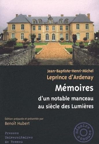 Stock image for Memoires d'un notable manceau au siecle des lumieres for sale by Librairie La Canopee. Inc.