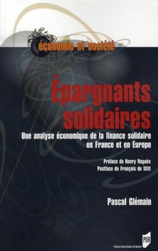 9782753507074: Epargnants solidaires: Une analyse conomique de la finance solidaire en France et en Europe