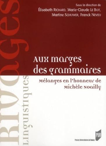 9782753510579: AUX MARGES DES GRAMMAIRES: Mlanges en l'honneur de Michle Noailly