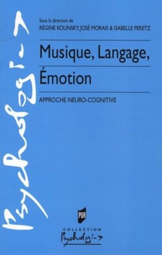 Imagen de archivo de MUSIQUE LANGAGE EMOTION a la venta por Gallix