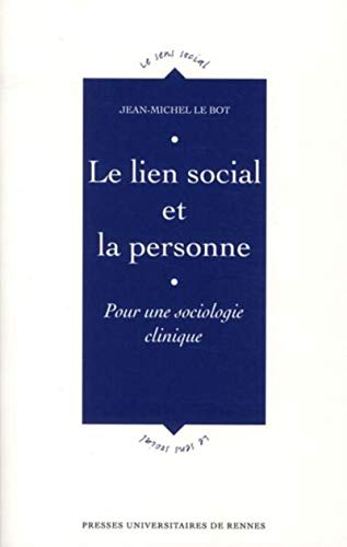 9782753512108: LIEN SOCIAL ET LA PERSONNE