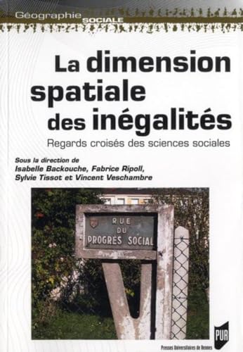 9782753514379: La dimension spatiale des ingalits: Regards croiss des sciences sociales