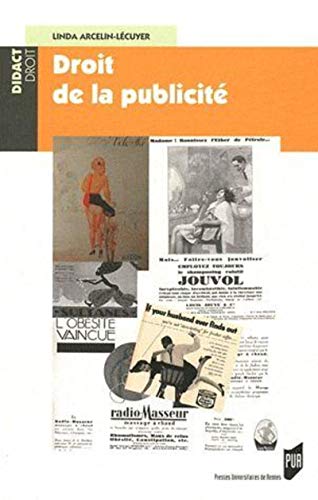Beispielbild fr DROIT DE LA PUBLICITE zum Verkauf von Gallix