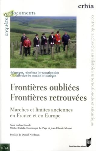 Stock image for FRONTIERES OUBLIEES FRONTIERES RETROUVEES for sale by Gallix