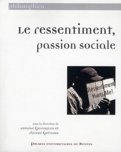 Beispielbild fr RESSENTIMENT PASSION SOCIALE zum Verkauf von Gallix