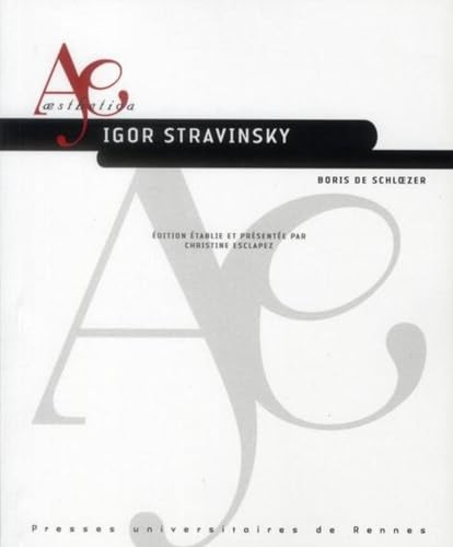 Imagen de archivo de Igor Stravinsky a la venta por Librairie La Canopee. Inc.