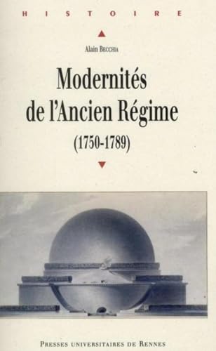 Imagen de archivo de MODERNITES DE L ANCIEN REGIME a la venta por Gallix