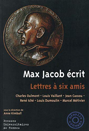 Beispielbild fr Max Jacob crit: Lettres  six amis zum Verkauf von Ammareal