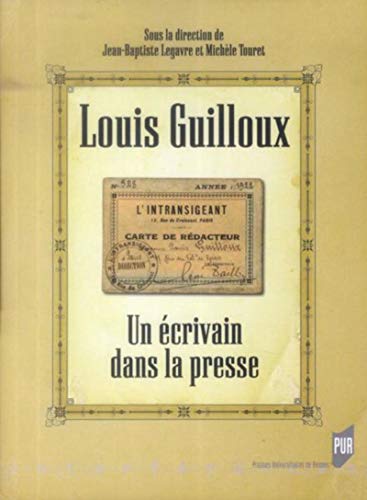 Stock image for LOUIS GUILLOUX for sale by Gallix