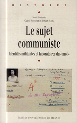 Stock image for SUJET COMMUNISTE for sale by Gallix