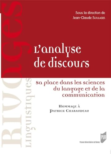 9782753542815: ANALYSE DE DISCOURS