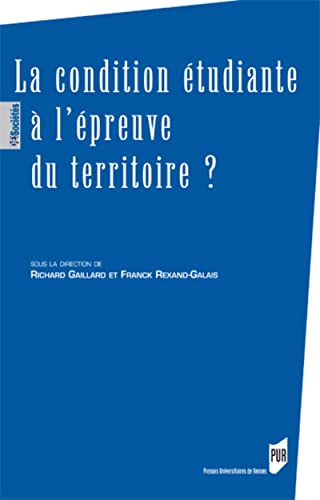 Stock image for La condition etudiante a l'epreuve du territoire for sale by Librairie La Canopee. Inc.