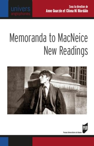 Beispielbild fr Memoranda to MacNeice : New Readings zum Verkauf von Gallix