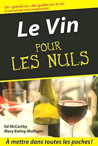 Beispielbild fr Vin Poche Pour les nuls (French Edition) zum Verkauf von Open Books